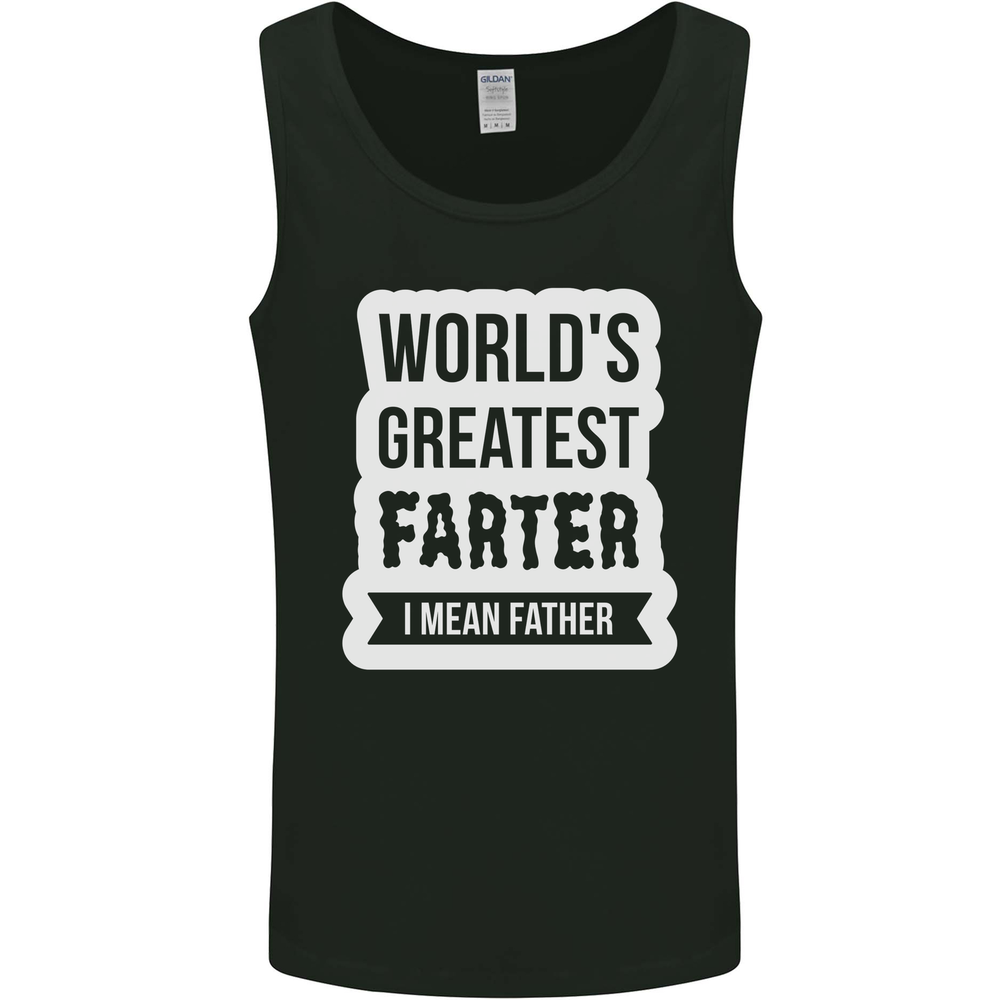 Fathers Day Farter Funny Flatulence Fart Mens Vest Tank Top