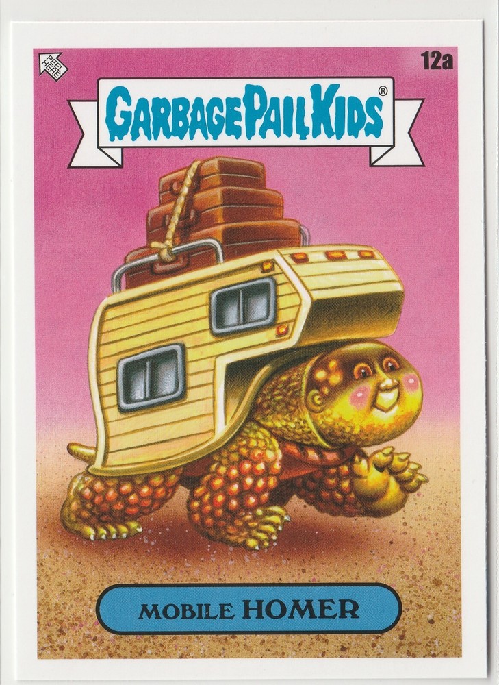 Mobile Homer #12a Garbage Pail Kids GPK 2021 Vacation Series Card