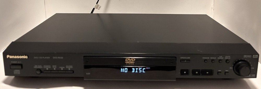 Panasonic DVD-RV22 DVD CD Player Dolby Digital DTS Fully Functional No Remote