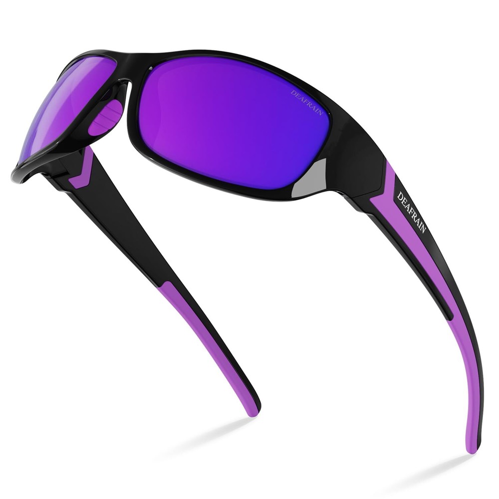 Polarized Sports Sunglasses for Men Women Driving Fishing Cycling Running Gol...