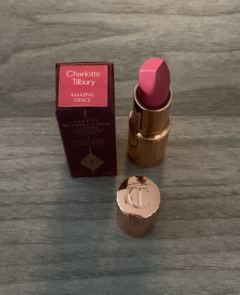 Charlotte Tilbury Matte Revolution Lipstick Amazing Grace 0.12oz New In Box