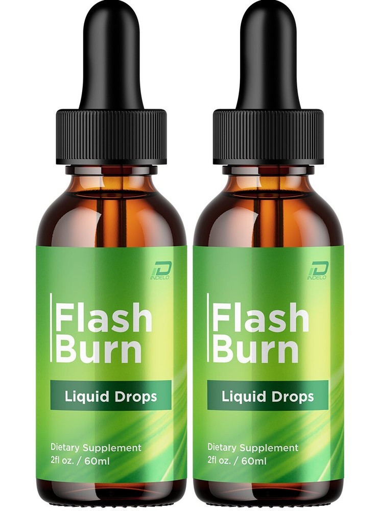 2-Pack FlashBurn Liquid Drops - All-Natural Healthy Formula for Flash Burn Relief