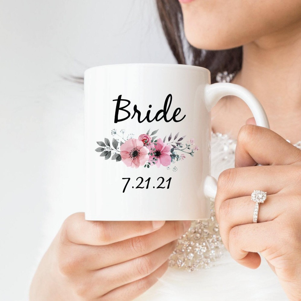 Custom Bride Mug Custom Bridal Custom Bridal Mug Custom Bride Gifts Custom