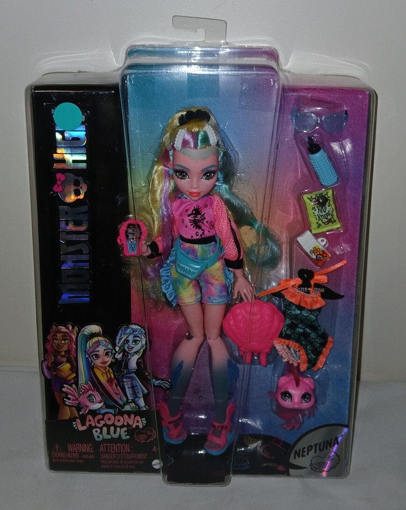 2022 Monster High HHK55 Lagoona Blue Neptuna Fashion Doll New
