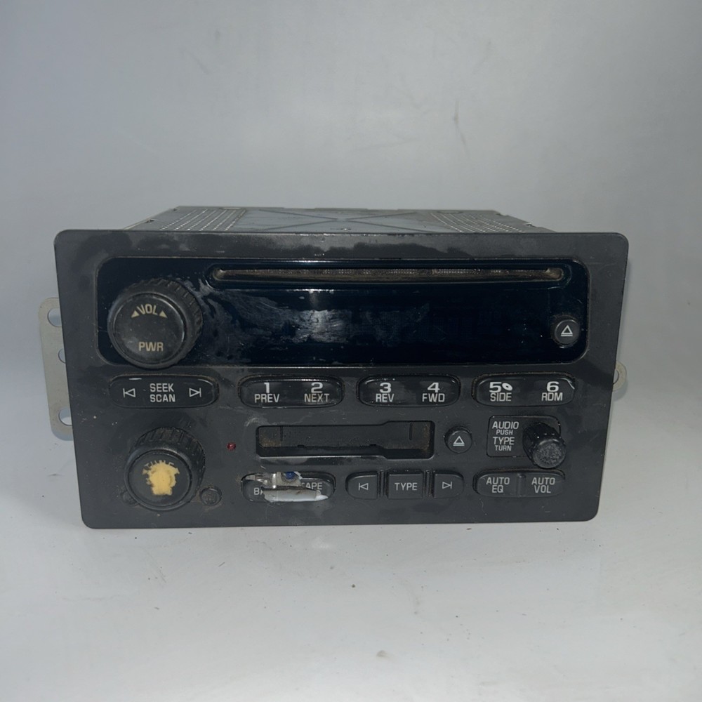 GM Chevy Radio Receiver AM FM Stereo CD PLAYER Tape Cassette Deck OEM 2003-2009