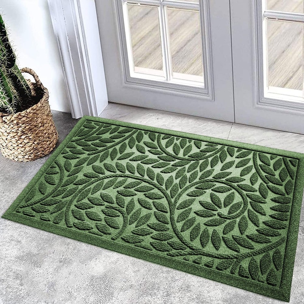 Front Door Mat Entrance,Durable Heavy Duty Welcome Mat,Thick Absorbent Natura...