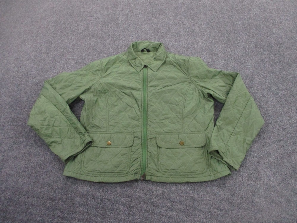 Barbour Green Quilted Harrogate Equestrian Riding Jacket for Women