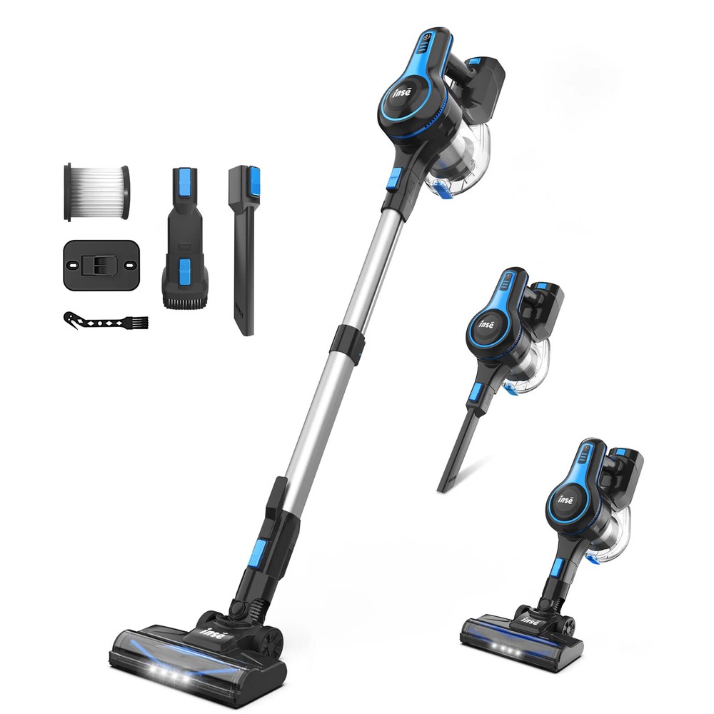Cordless Vacuum Cleaner, 20Kpa Lightweight Stick Vacuum for Hard Floor Cleaning
