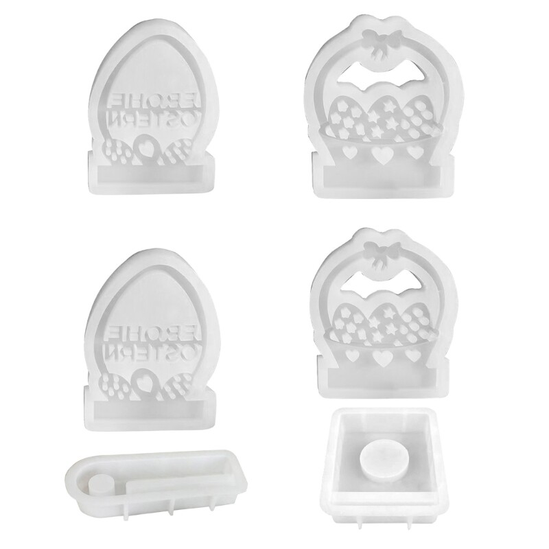 Flower Basket Candlestick Silicone Molding Casting Resin Molds