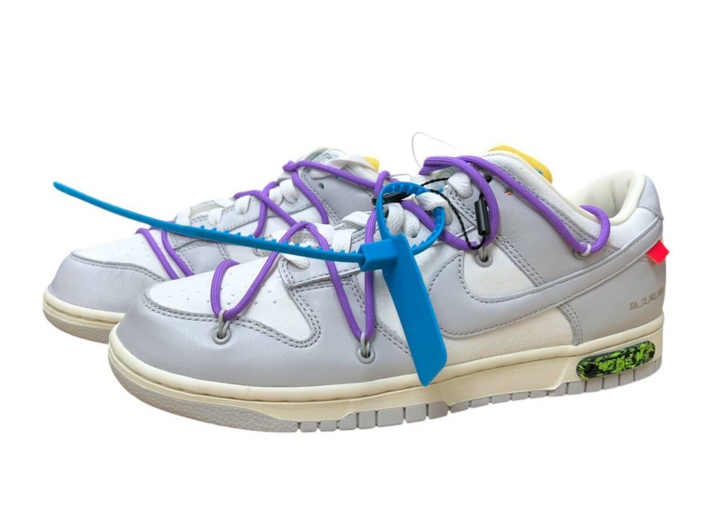 Men US 9.0 NIKE x OFF-WHITE DUNK LOW DM1602-125 528806
