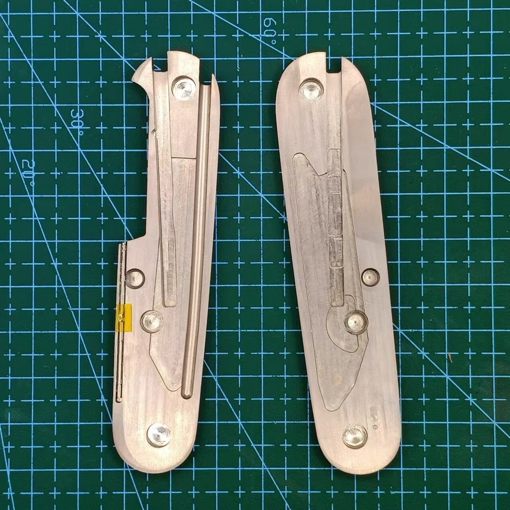 Full Function Version TC4 Handle Scales for 91mm Victorinox Swiss Army Knife