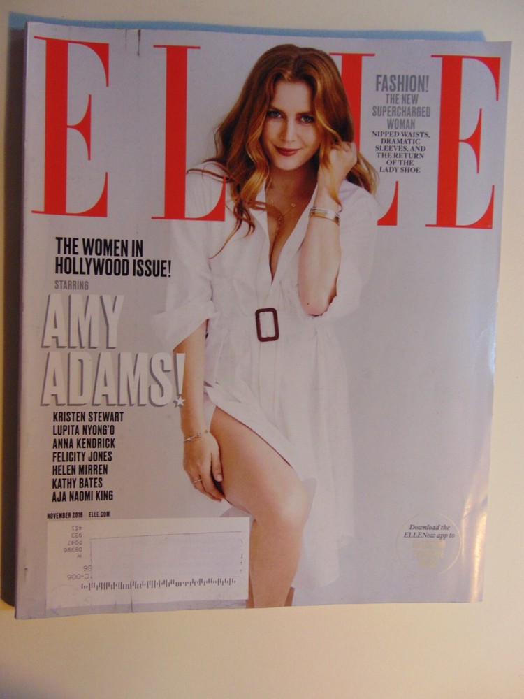 ELLE  Magazine November 2016 AMY ADAMS