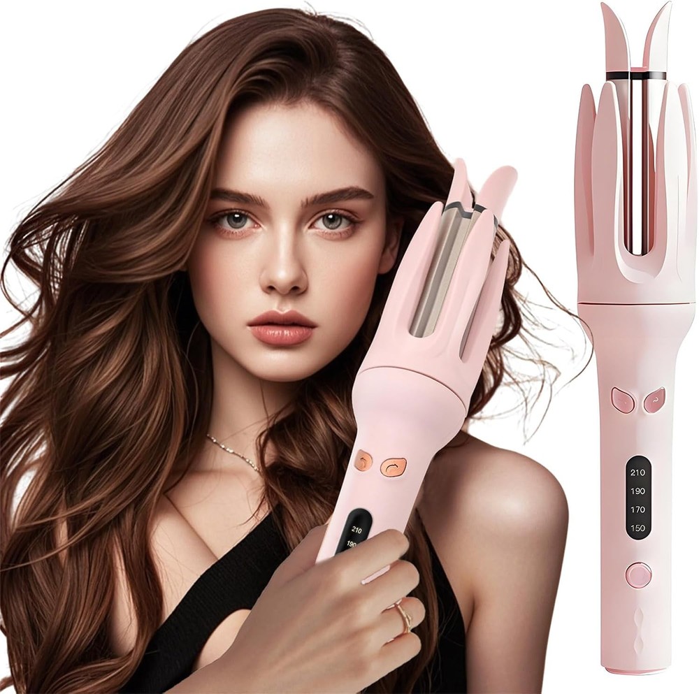 Auto Hair Curler,Auto Curling Iron with 4 Mode,28mm Barrel Rotating Curling Wand