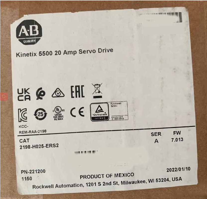 New Factory Sealed Allen Bradley 2198-H025-ERS2 Servo Drive