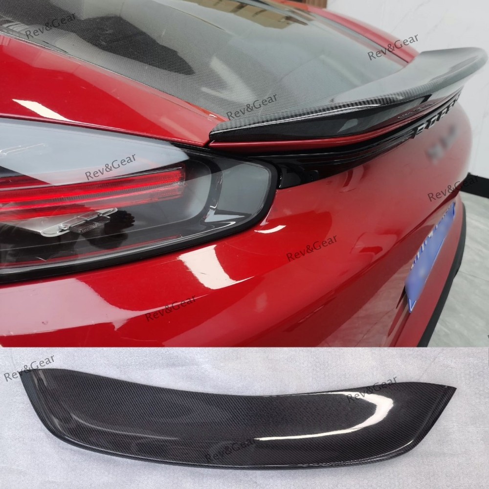 For Porsche 718 Cayman Boxster GTS 2017-25 Rear Trunk Spoiler Wing Carbon Fiber
