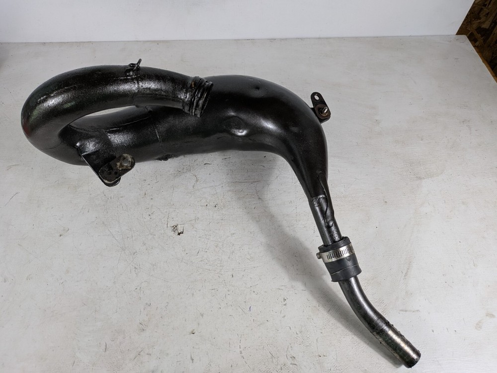 1990-1991 Kawasaki KX125 KX 125 Exhaust Header Muffler Expansion Chamber Pipe