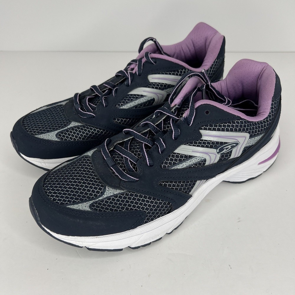 Dr. Scholl's Womens Size 6.5W Navy and Violet Athletic Shoe Gel Cushion Insole