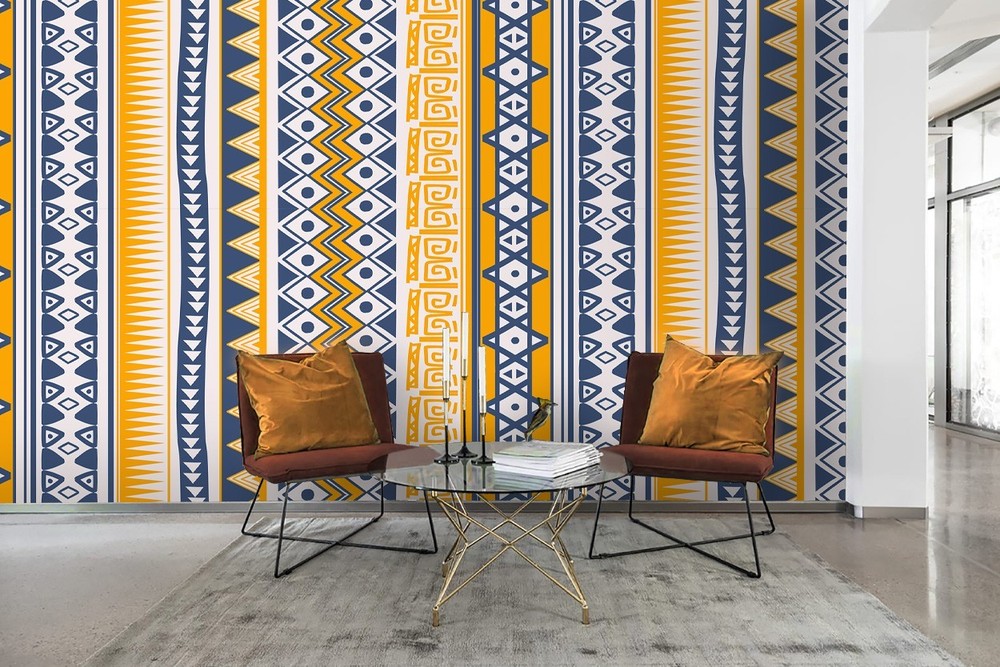 3D Bohemian Style Textures Pattern Wall Murals Wallpaper Murals Wall Sticker