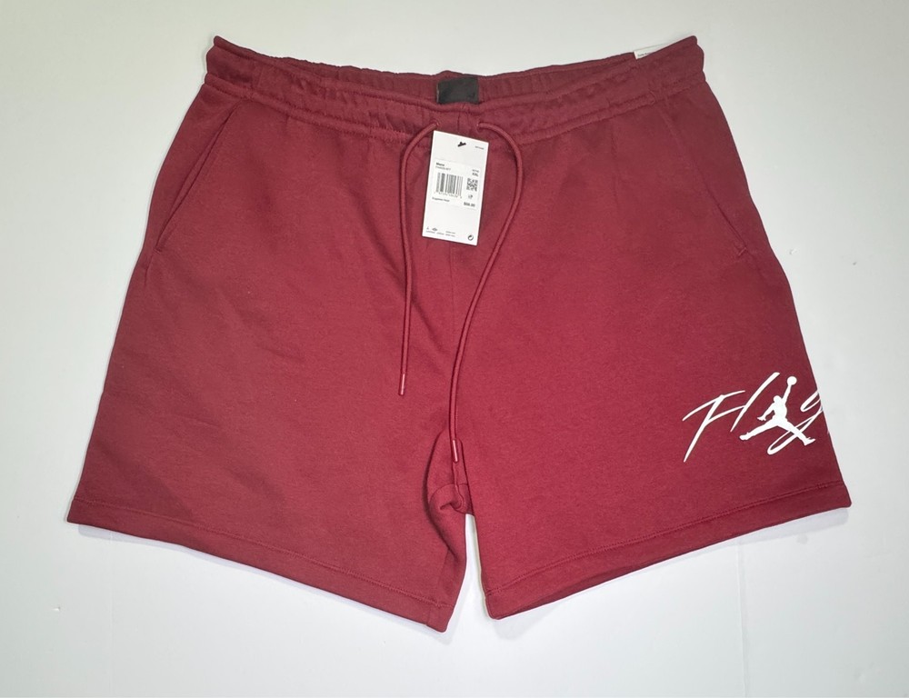 Jordan Essential Fleece HBR Shorts Flight Red Men's Size XXL FN4535-677