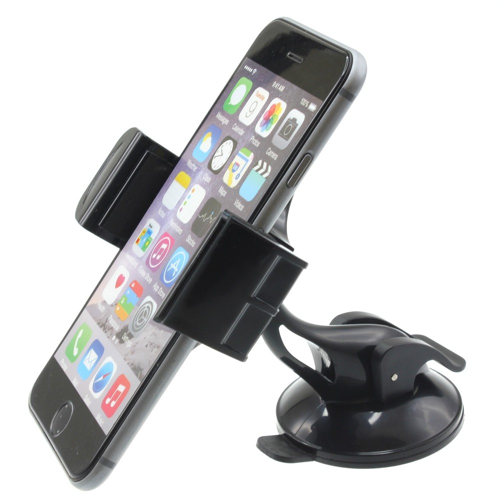 For Phone 16/17/Pro/Max/Air - Car Mount Windshield Holder Glass Cradle Rotating