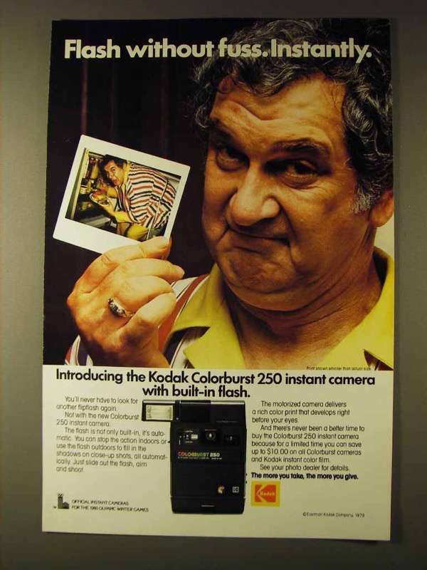 1979 Kodak Colorburst 250 Instant Camera Ad