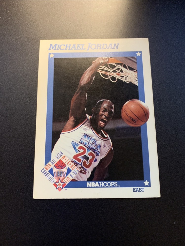1991-92 Hoops Michael Jordan NBA All-Star Card #253 Chicago Bulls