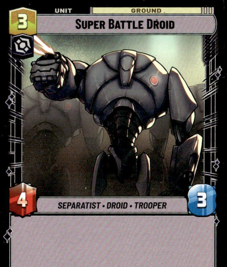 Star Wars Twilight of the Republic Super Battle Droid JW