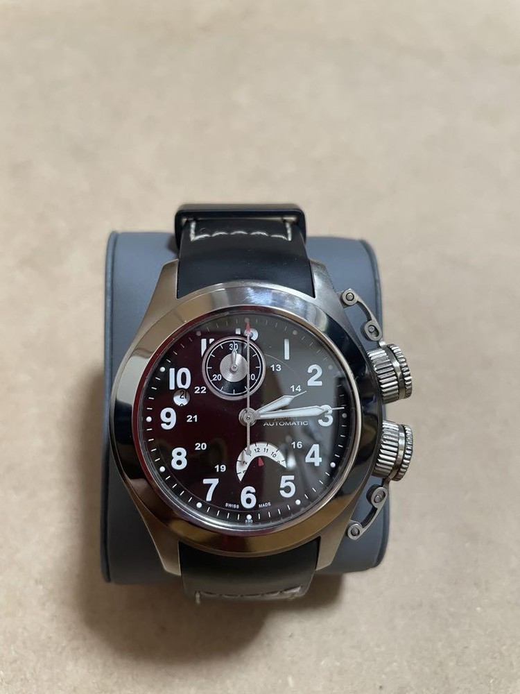 Hamilton Khaki Navy Automatic Men's Watch Silver Dial Swiss Made 43mm