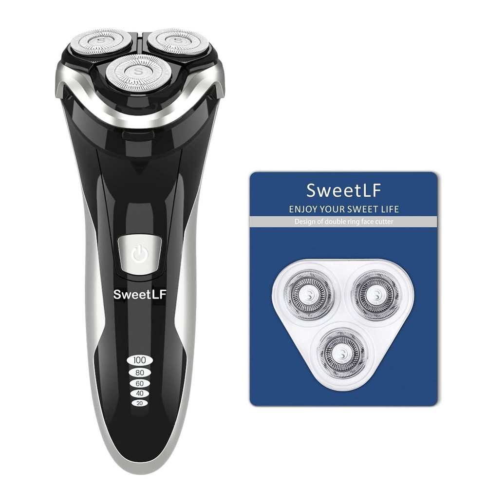 SweetLF Electric Shaver for Men Wet and Dry Waterproof Electric Razor Cordles...