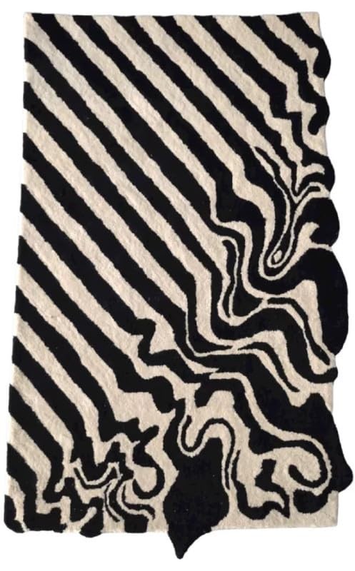 New Handmade Hand Tufted Area Carpet  Rug- 5x8 feet, Soft, Plush, and