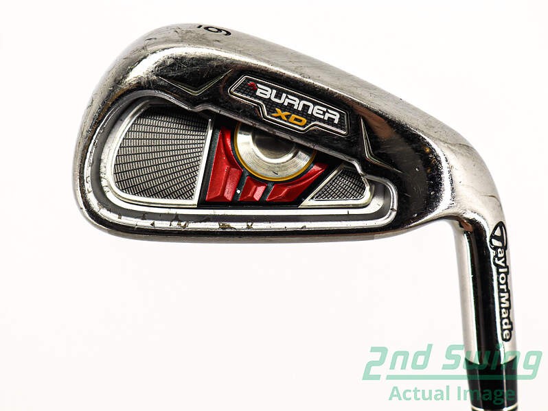 TaylorMade Burner XD 6 Iron Steel Stiff Right Hand 37.5 Inch Golf Club