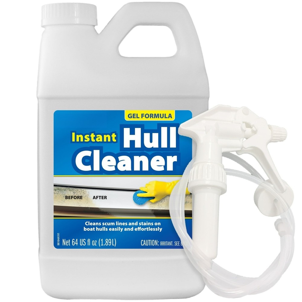 Instant Hull Cleaner - Gel Spray Formula Clings to Vertical Surfaces