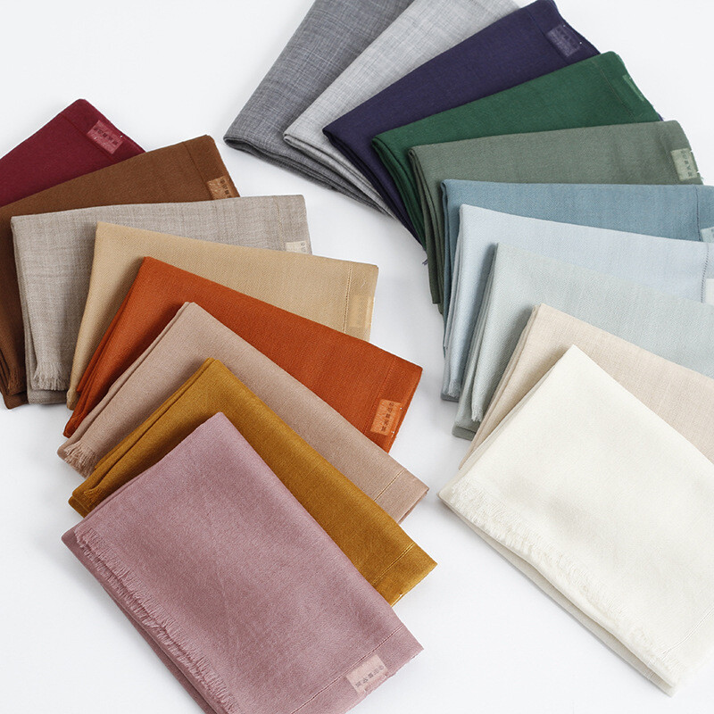 Pure Mongolian Cashmere Herringbone 300s Wrap Shawl Ring Scarf Delicate 190*90cm