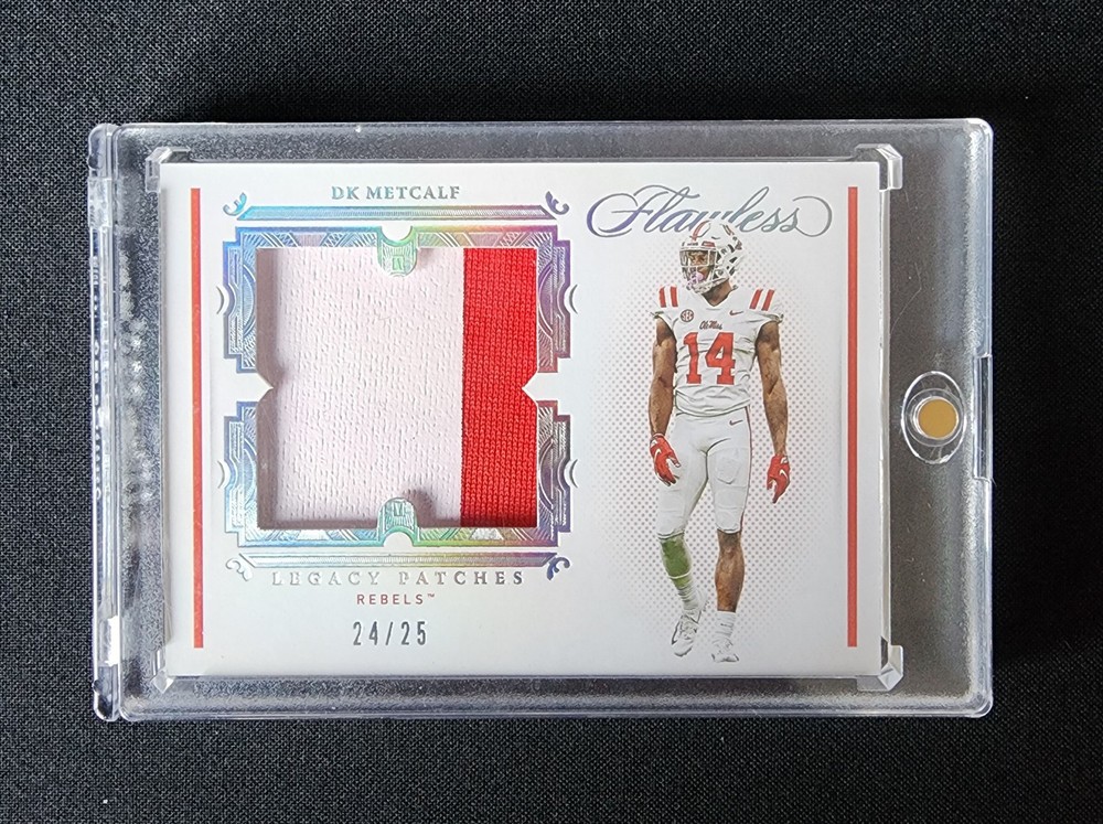 2021 Panini Flawless Collegiate DK Metcalf Legacy Patches 24/25 #LP-18