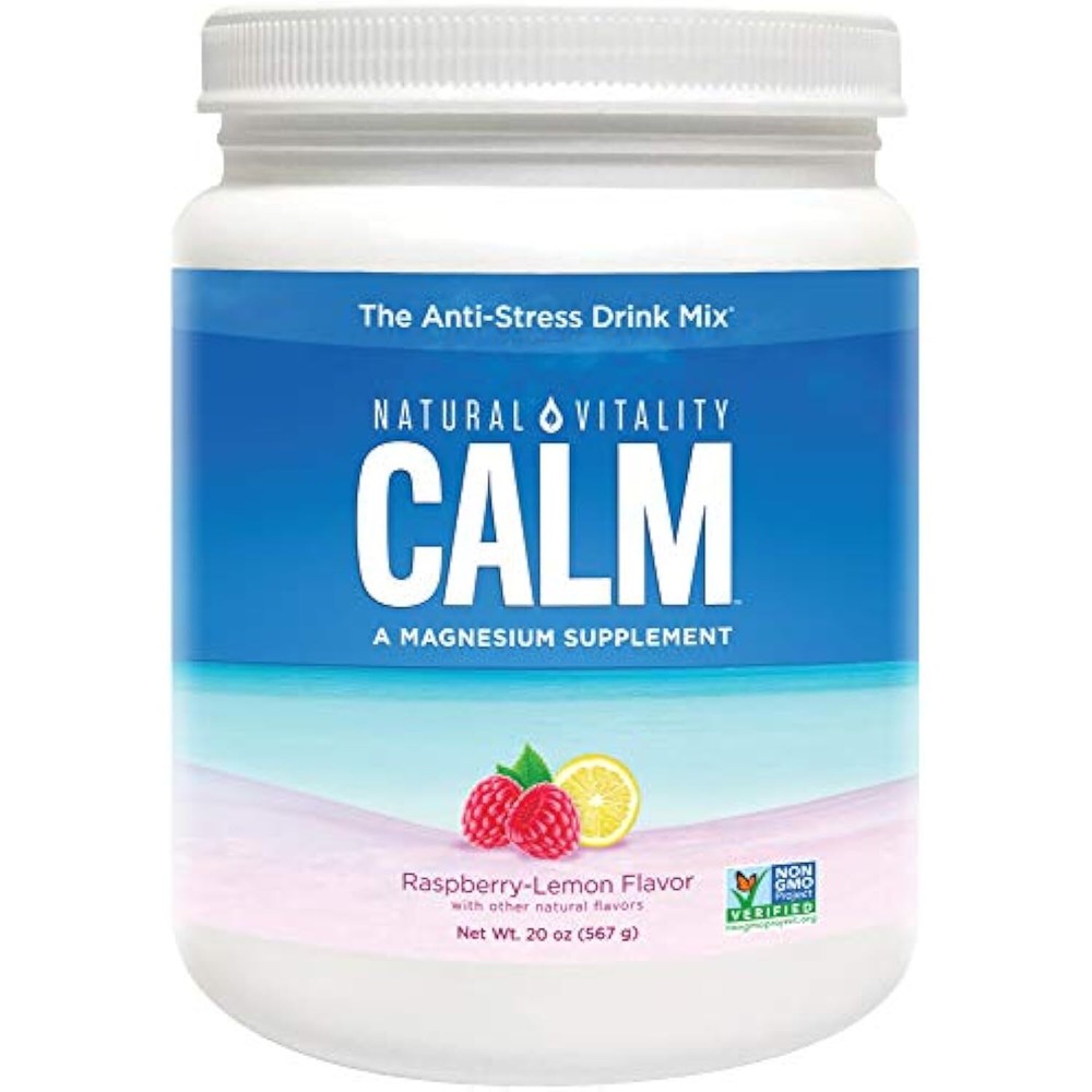 Natural Vitality Calm, The Anti-Stress Drink Mix, Magnesium Supplement Powder,