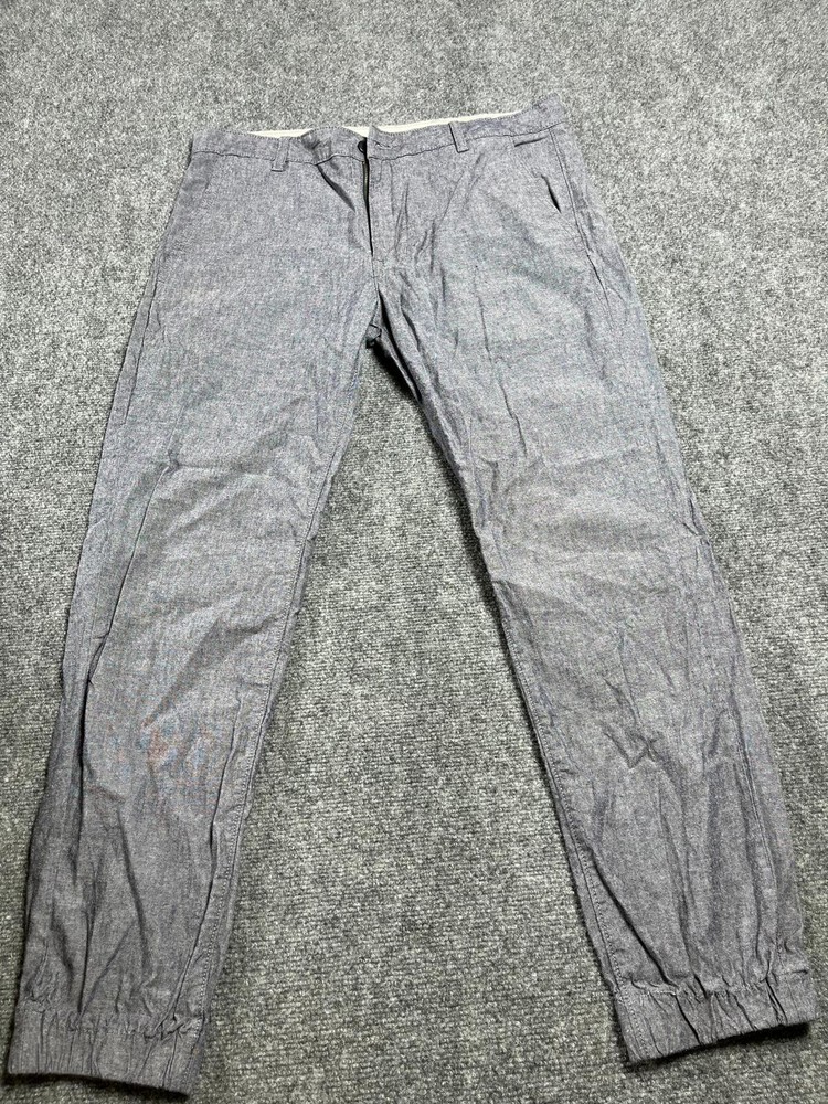 Levi's Men's Gray Jogger Pants Cuffed Casual Size 33x32