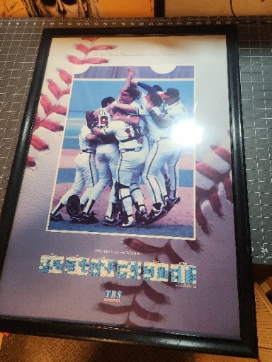 1991 Atlanta Braves National League Champions Framed Promotional Picture