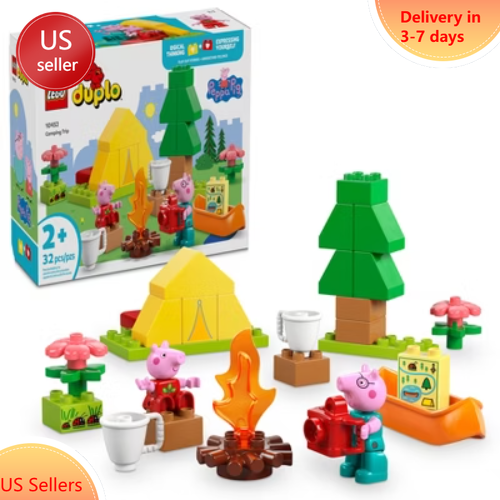 LEGO DUPLO Peppa Pig Camping Adventure Building Set 10452
