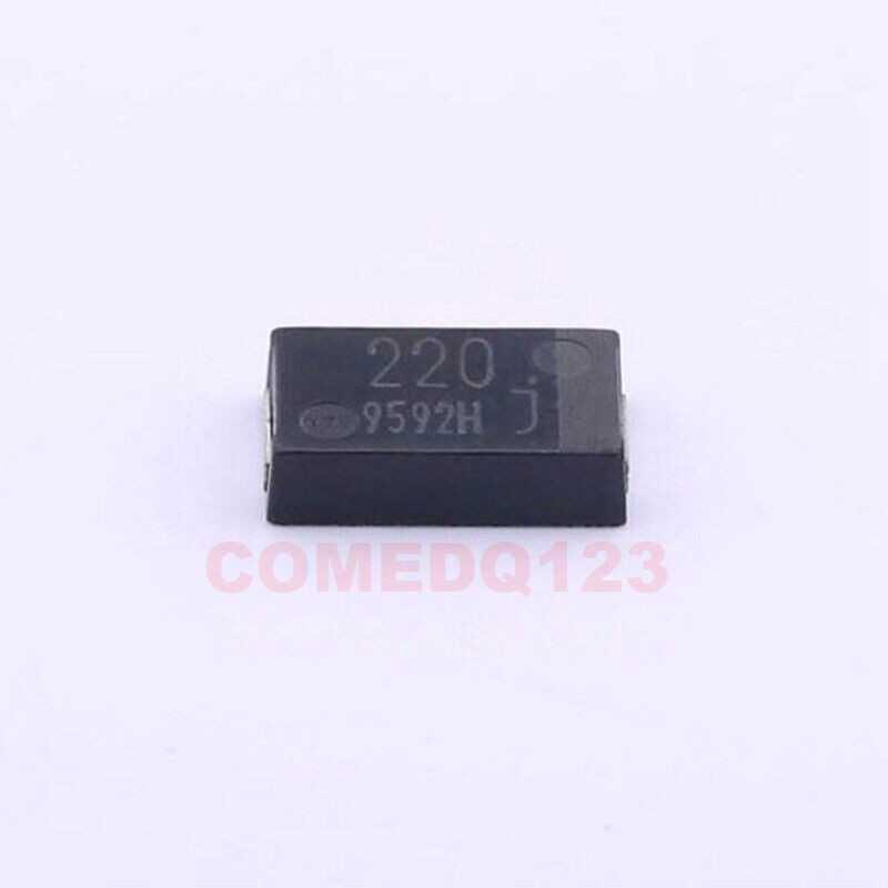 5PCSx 220uF ±20% 6.3V  ,7.3x4.3 EEFCX0J221R Aluminum Polymer Capacitors #F22