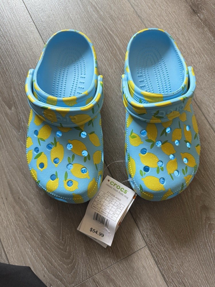Crocs Classic Clog Lemon Zest Edition Brand New M6 W8
