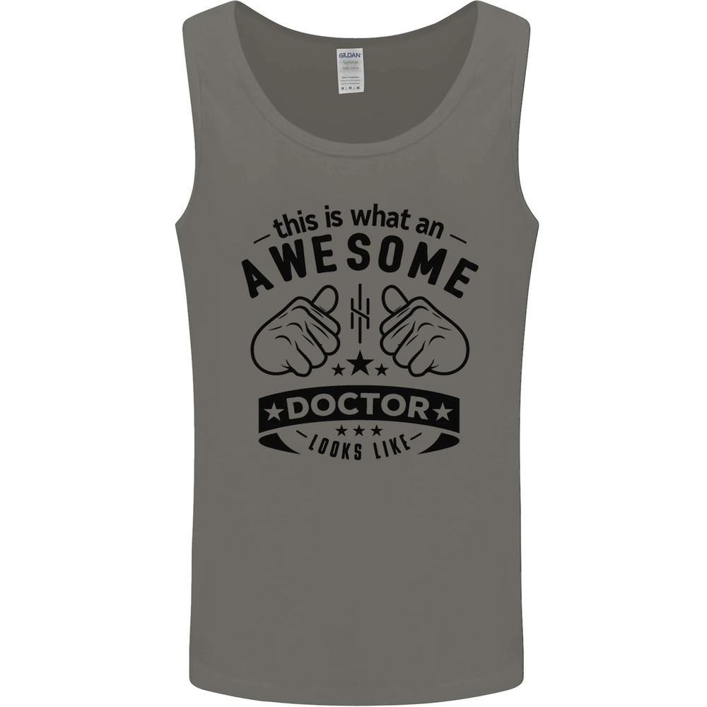 An Awesome Doctor Looks Like GP Funny Mens Vest Tank Top