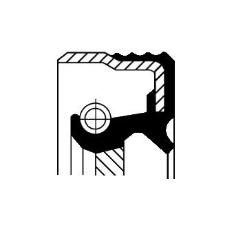 12029813B Corteco shaft seal, manual transmission for Renault trucks