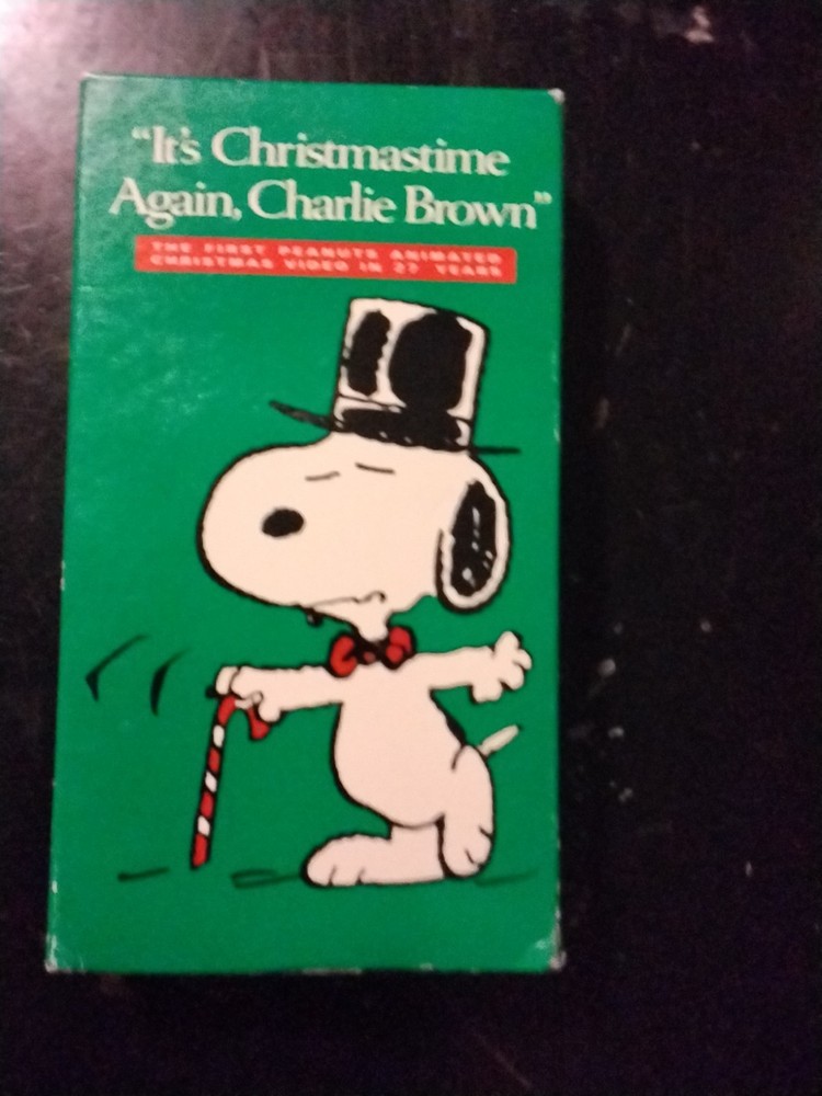 Peanuts It's Christmastime Again Charlie Brown VHS