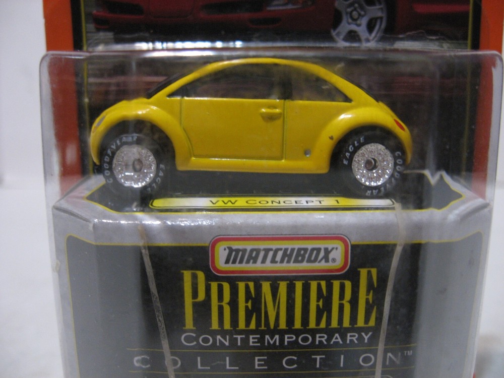 Matchbox Premiere Collection Yellow VW Concept 1 Volkswagen