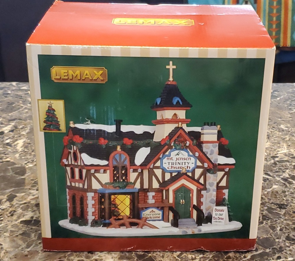 2015 Lemax Mt Jensen Trinity Church Rare Brand New Collectible
