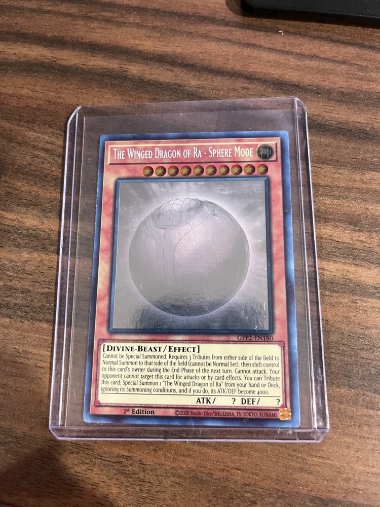 Yugioh Winged Dragon of Ra Sphere Mode GFP2-EN180 Ghost Rare 1st Edition NM