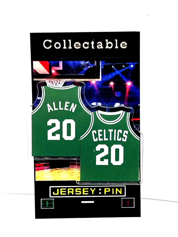 Boston Celtics Ray Allen jersey lapel pin classic collectible free shipping