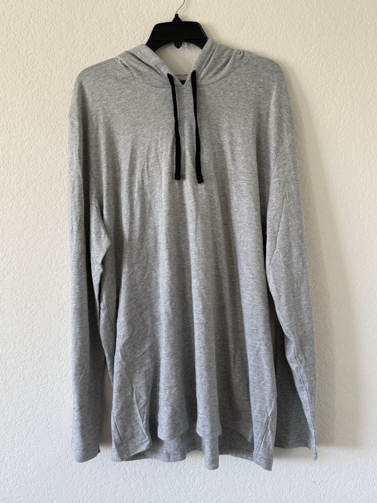 Polo Ralph Lauren Men's Supreme Comfort Long Sleeve Hooded Shirt Gray XL New
