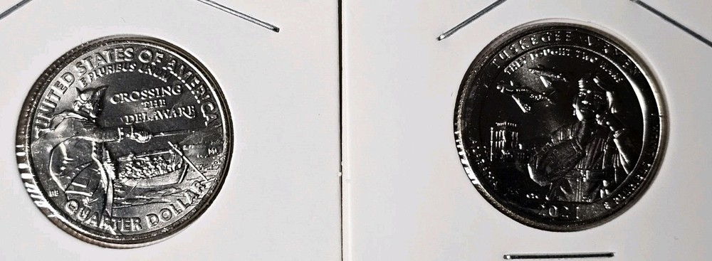 2021 Clad Quarters Washington Crossing Tuskegee Airman.