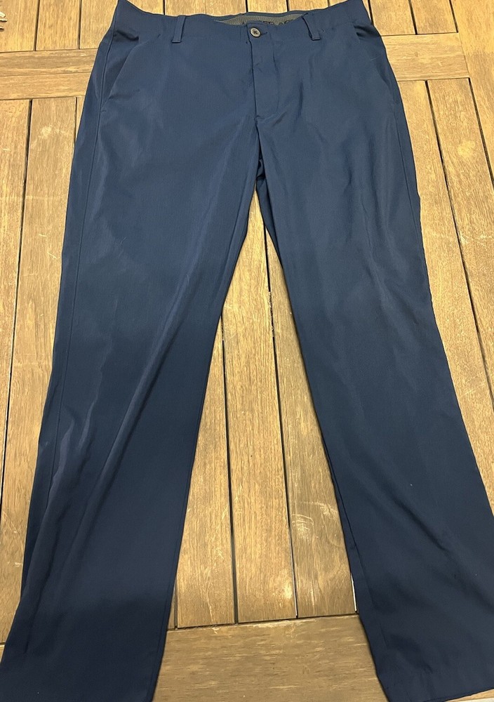Under Armour Navy Blue Golf Pickball Athletic Pants 36x32